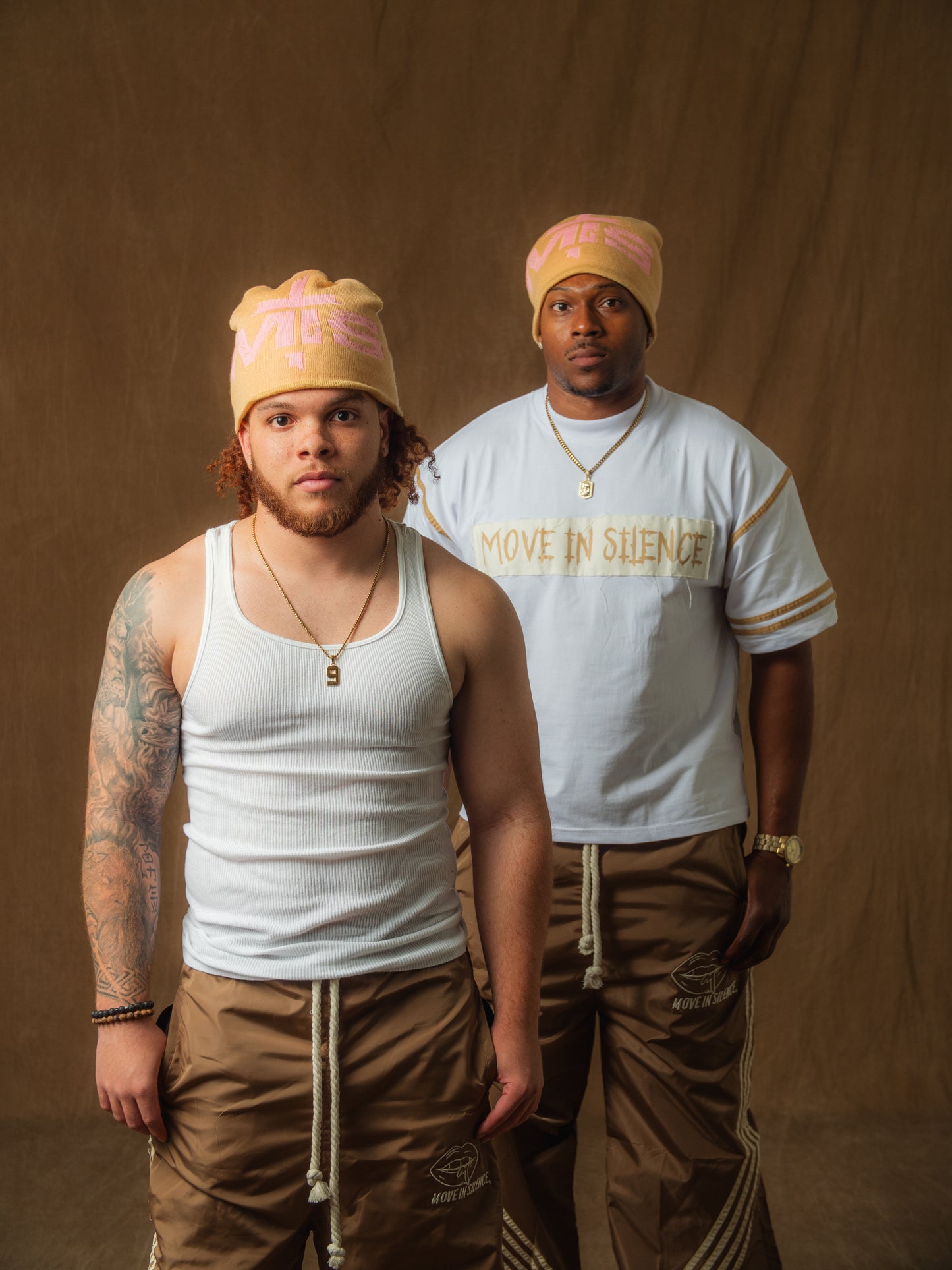 'MIS' Beanie - Brown